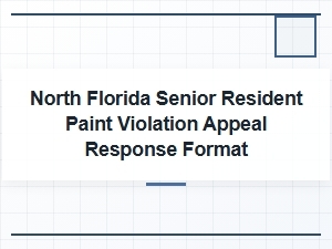 Why North Florida Senior Paint Violation Appeals Get Denied